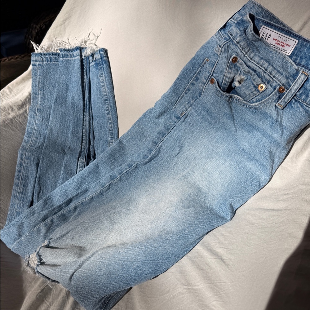 GAP Light Blue Cheeky Straight Jeans